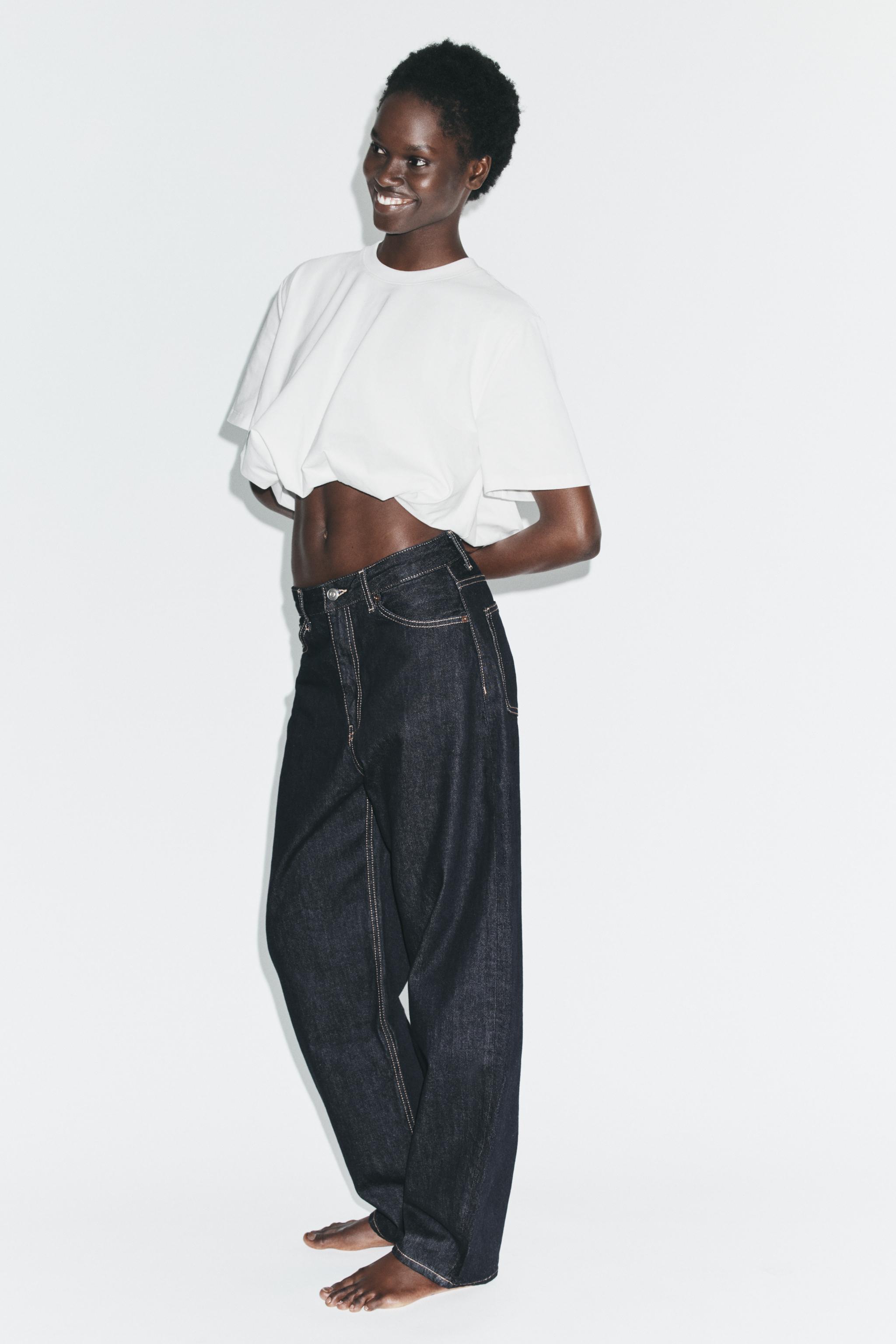 TRF BARREL HIGH WAIST JEANS